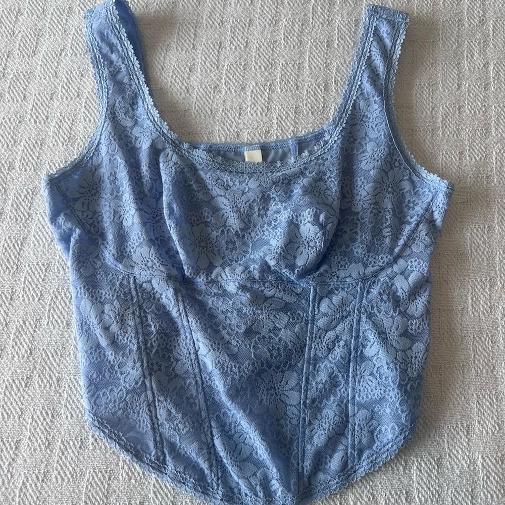 Pink brand Blue Lace Women’s Top